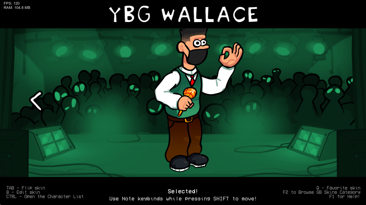 Playable YBG Wallace for Psych Online