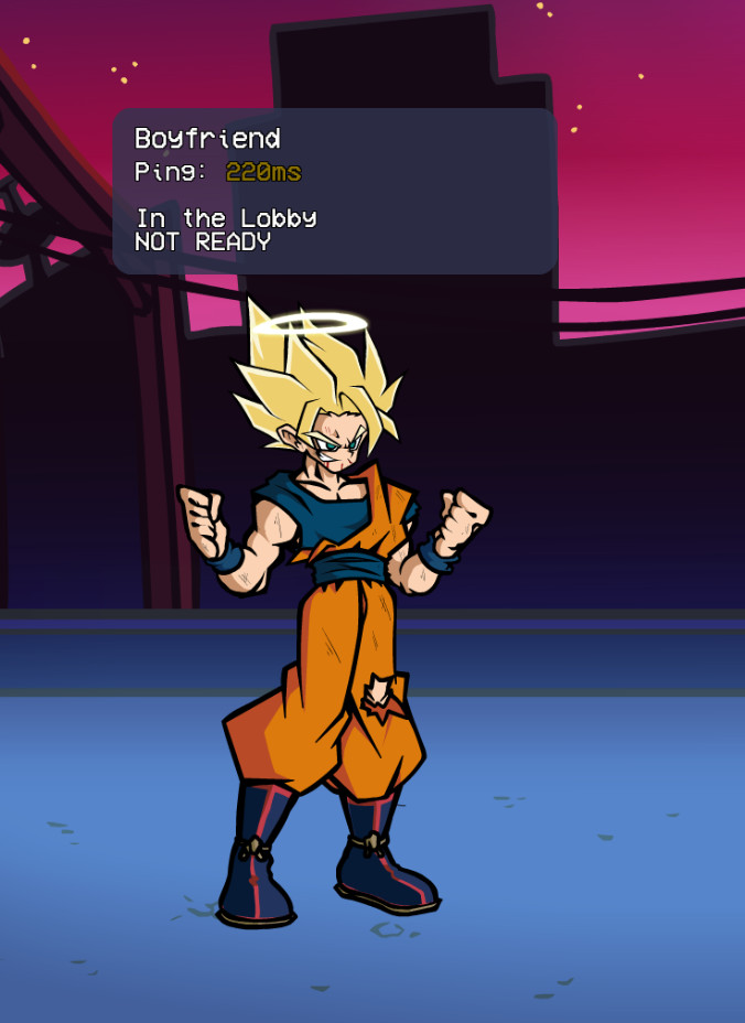 Playable Goku and Goku black for psych engine