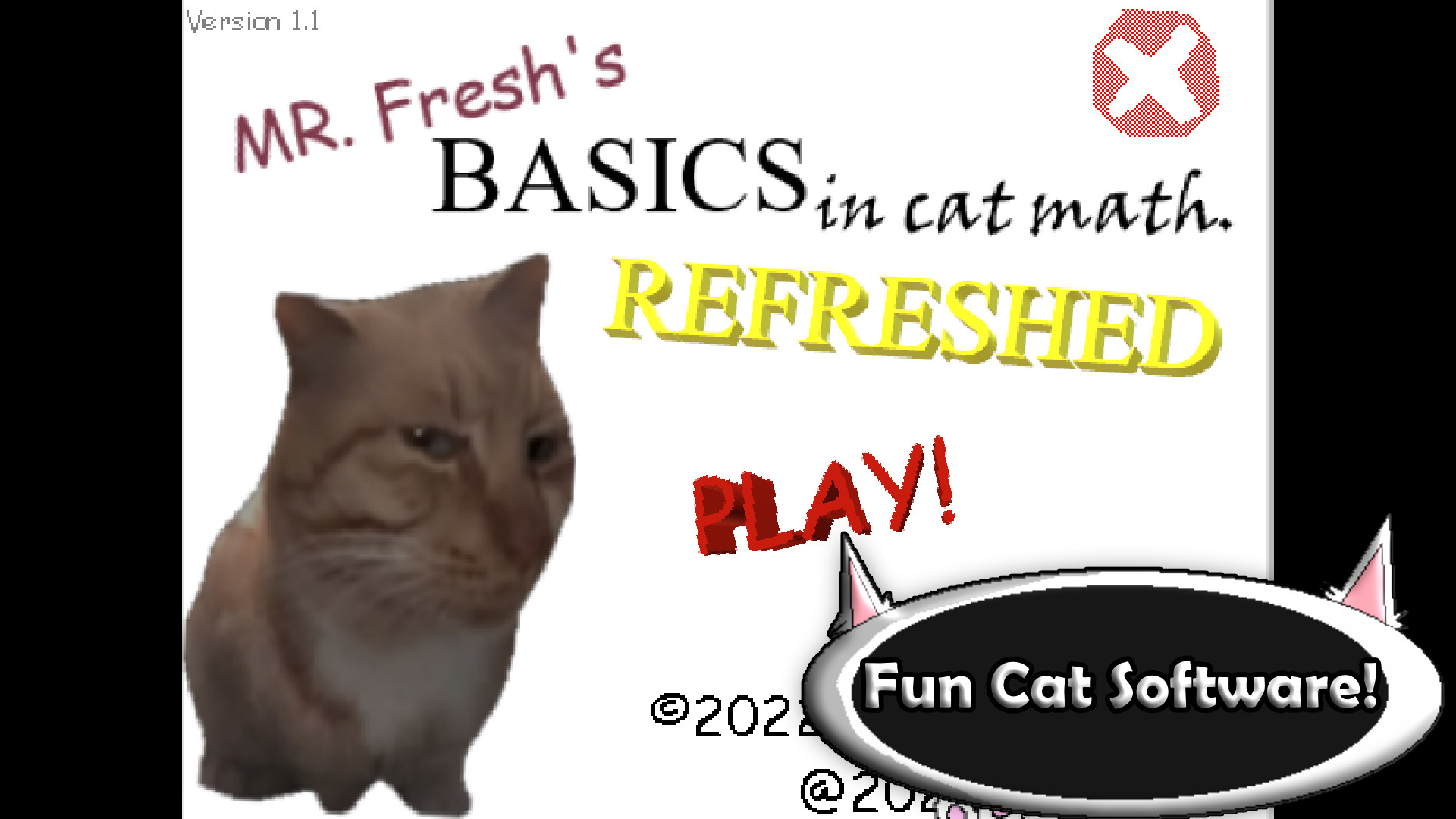 Mr. Fresh's Basics In Cat Math Refreshed