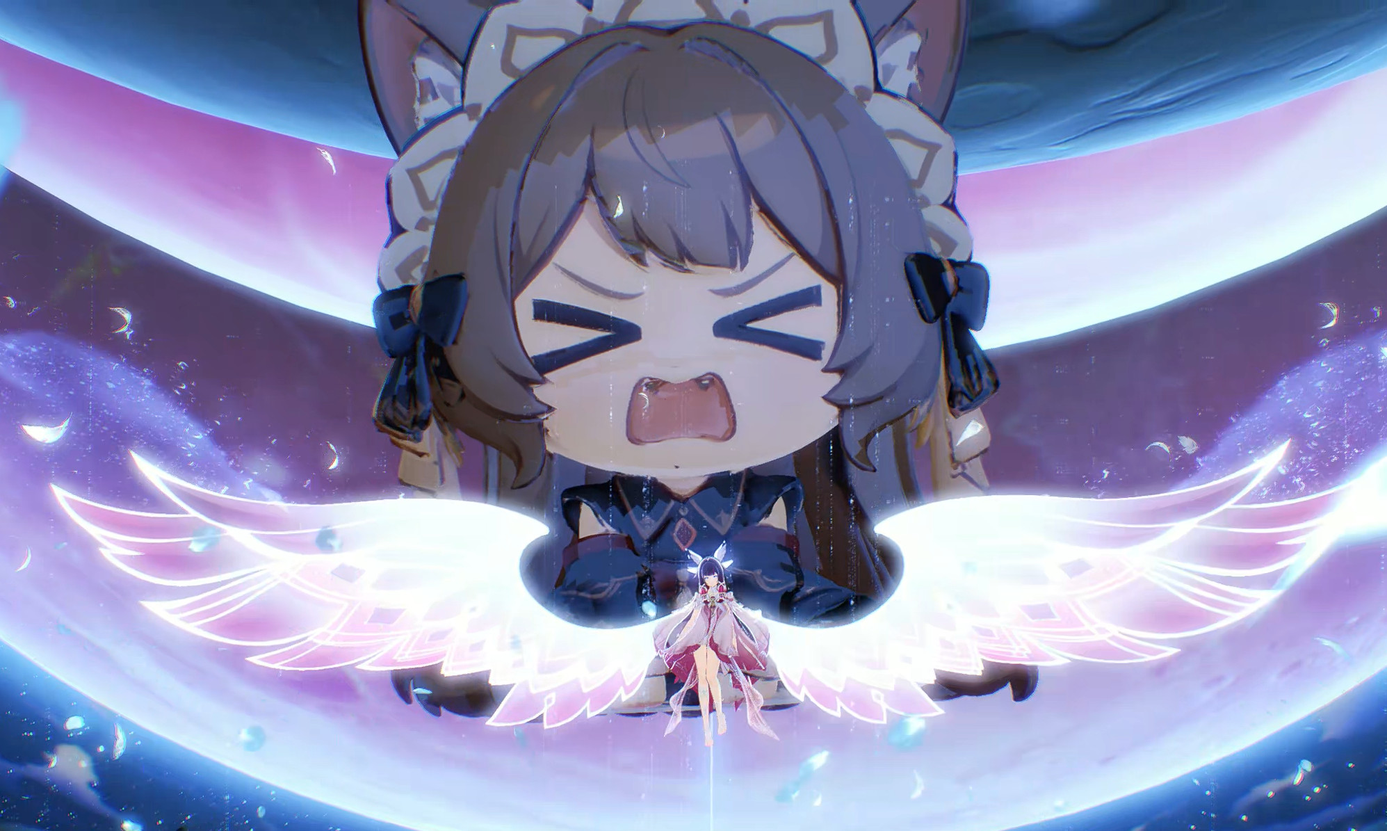 桑多涅少女翅膀Sandrone Cat Over Columbina Burst Wings