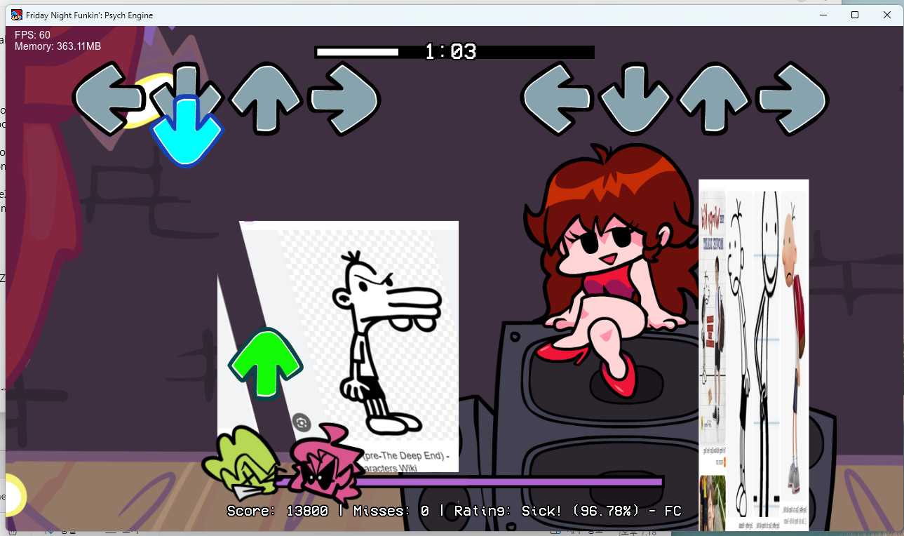 Vs 3 years old guy((High's ""Epic"" FNF Jam))