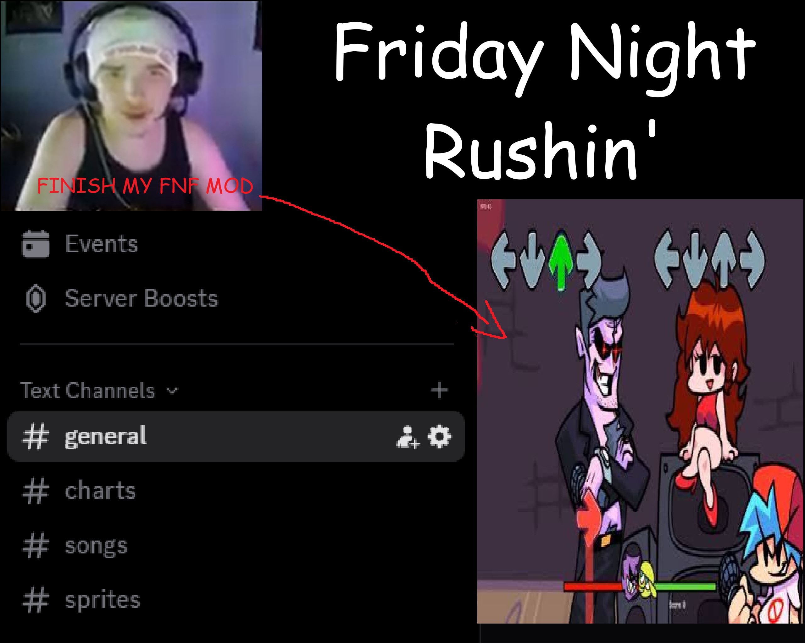 Friday Night Rushin' (Vs. Hombre) | A Joke Mod