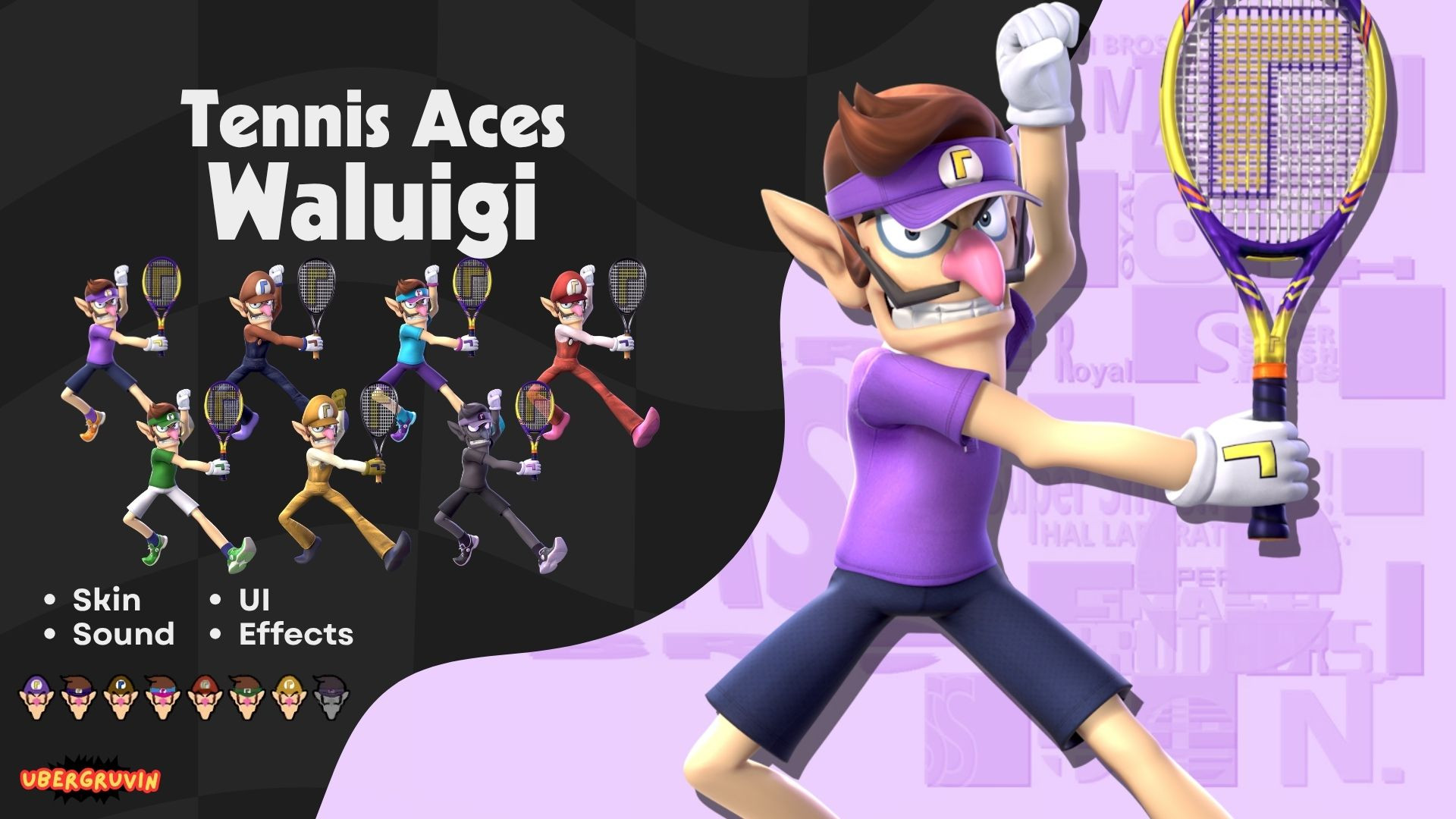Tennis Aces Waluigi