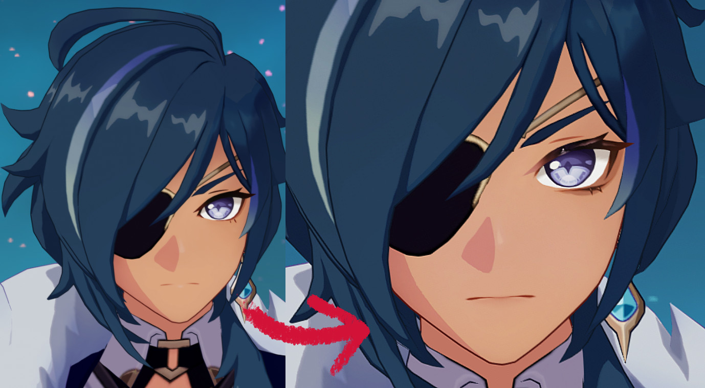 Kaeya Refined Face (Compatible)