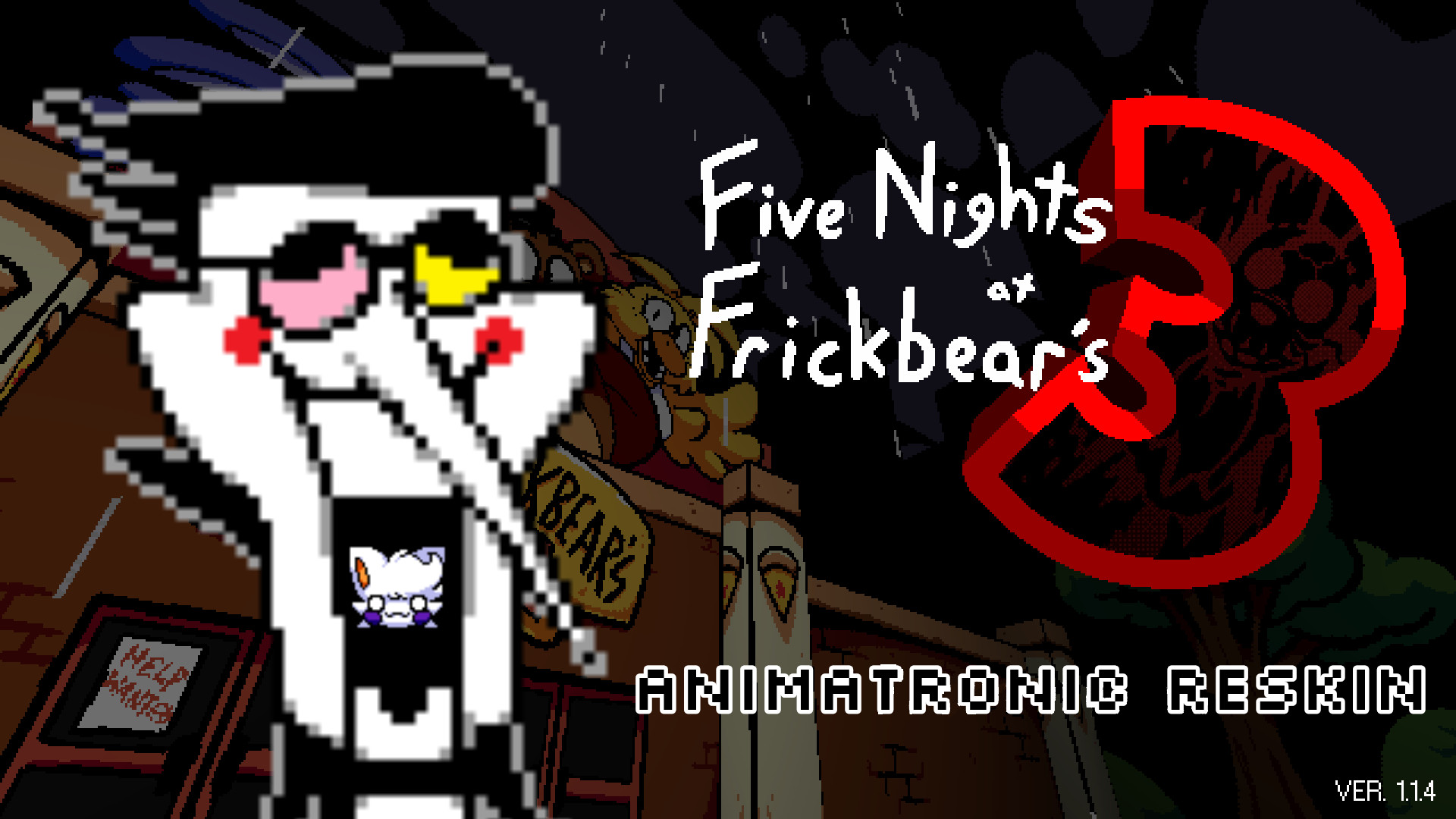 Spamton in Frickbears 3 [Animatronic Reskin]