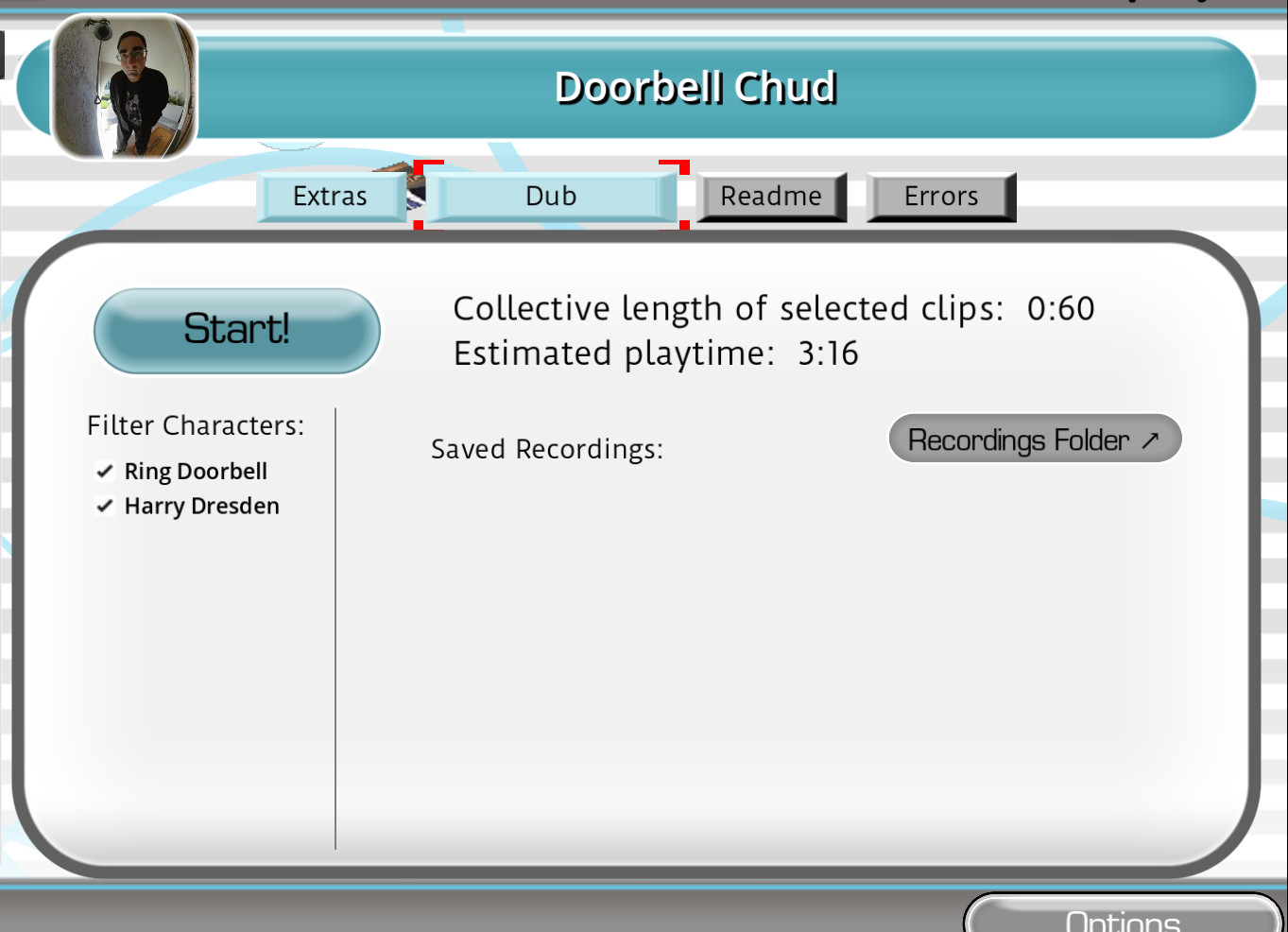 Preview 2 for Doorbell Chud - Harry Dresden