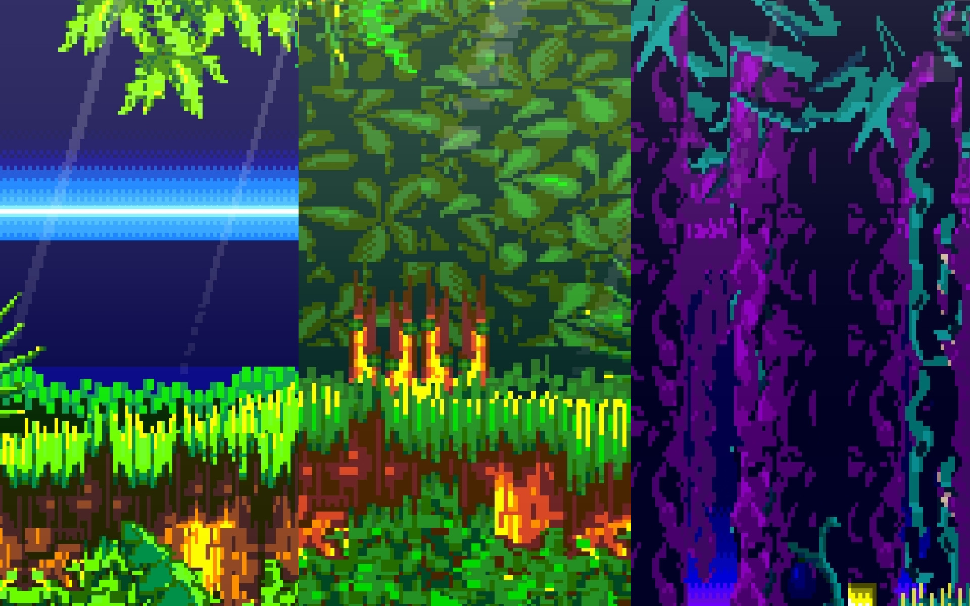 Aiz inspirado em fl3tw4y background com paleta KC