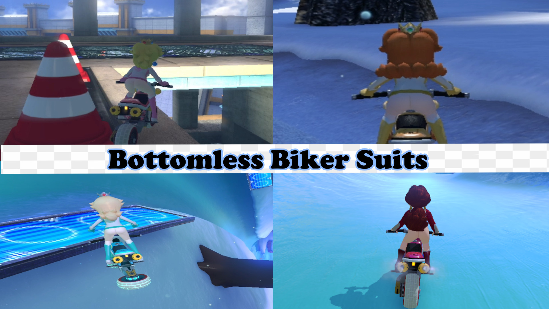 Bottomless Biker Suits