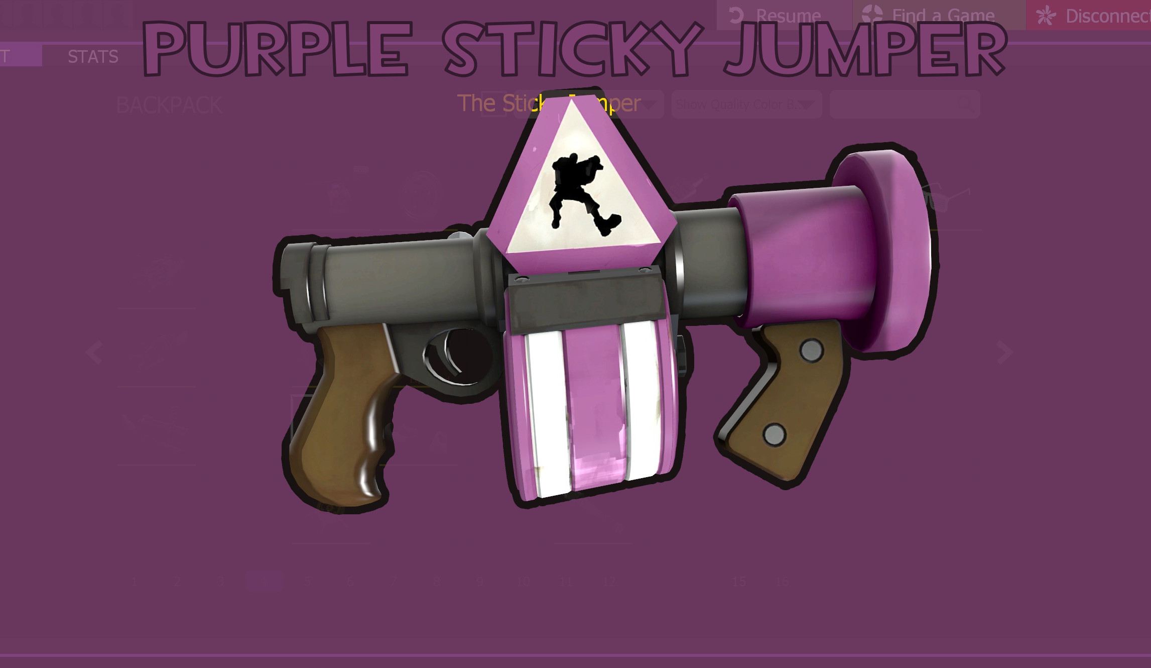Purple Sticky Jumper