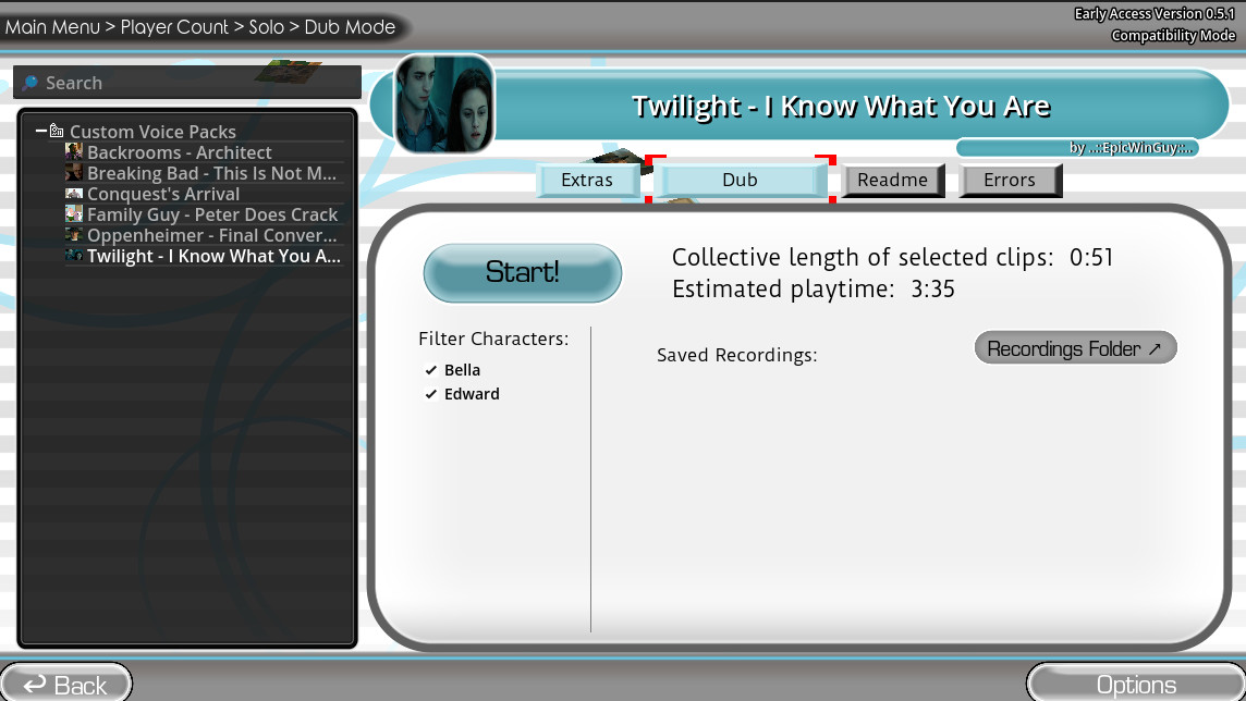 Preview 2 for Twilight - I Know What You Are