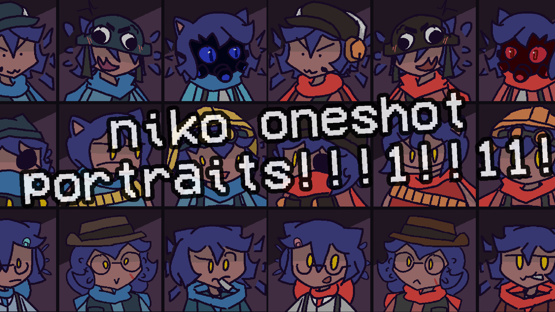 Niko Oneshot Portraits (by me)