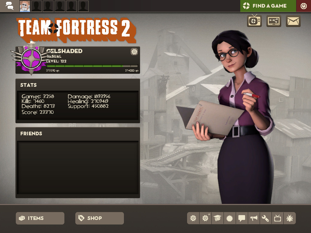 Only Miss Pauling Main Menu Charecter's