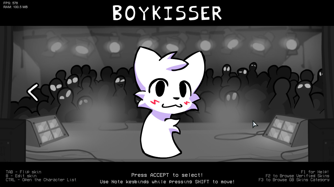 Playable Boykisser Psych Online Skin