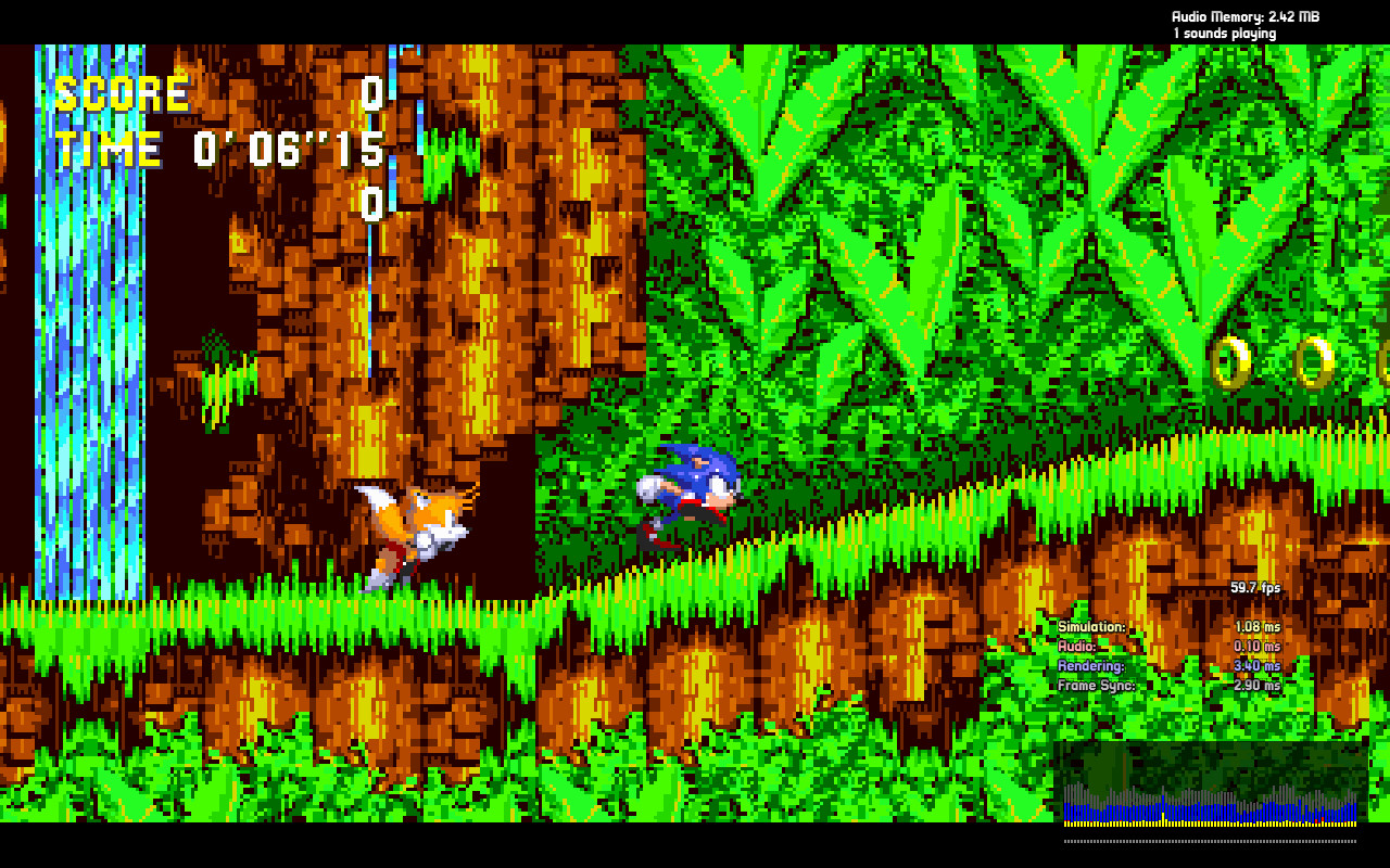 Sonic XG running and peel out