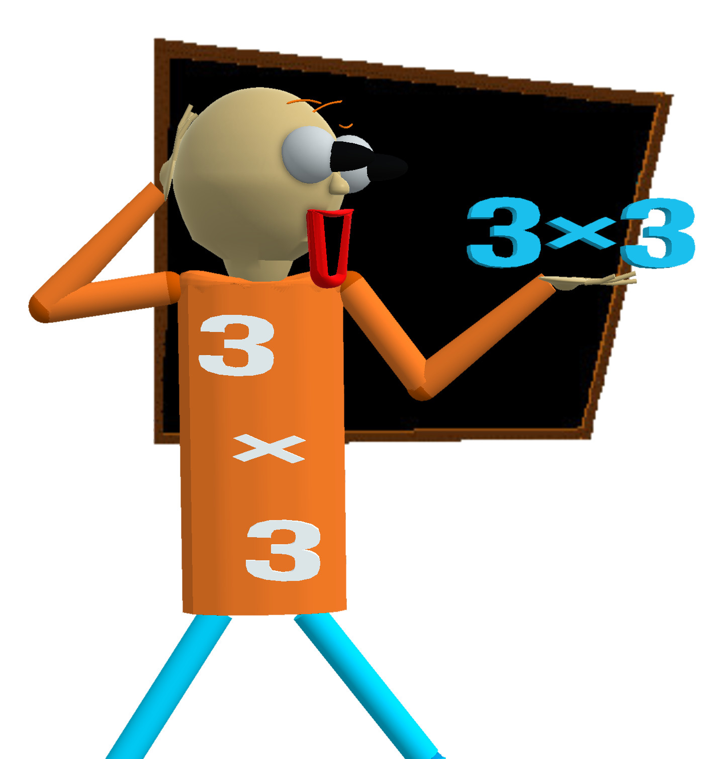 3×3 Three Times Three Baldi Mod
