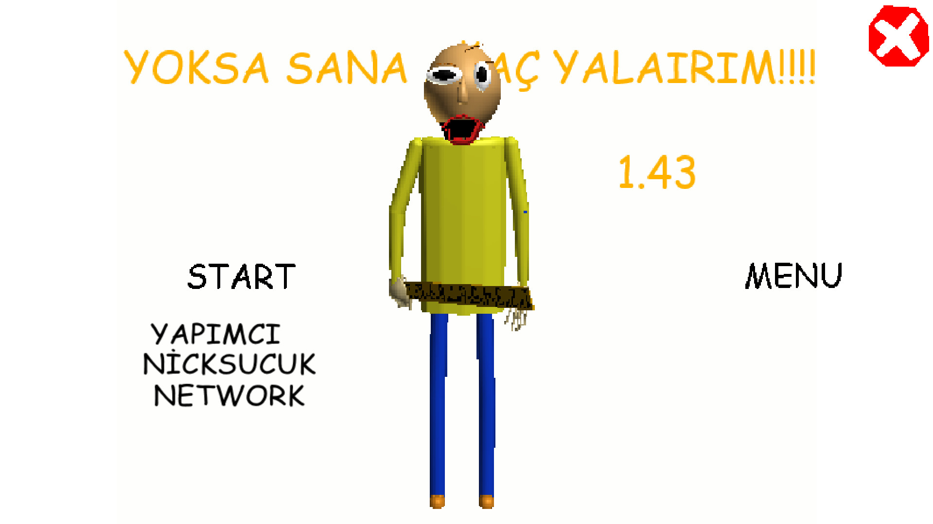 YOKSA SANA AĞAÇ YALATIRIM!!!! Baldi's Basics