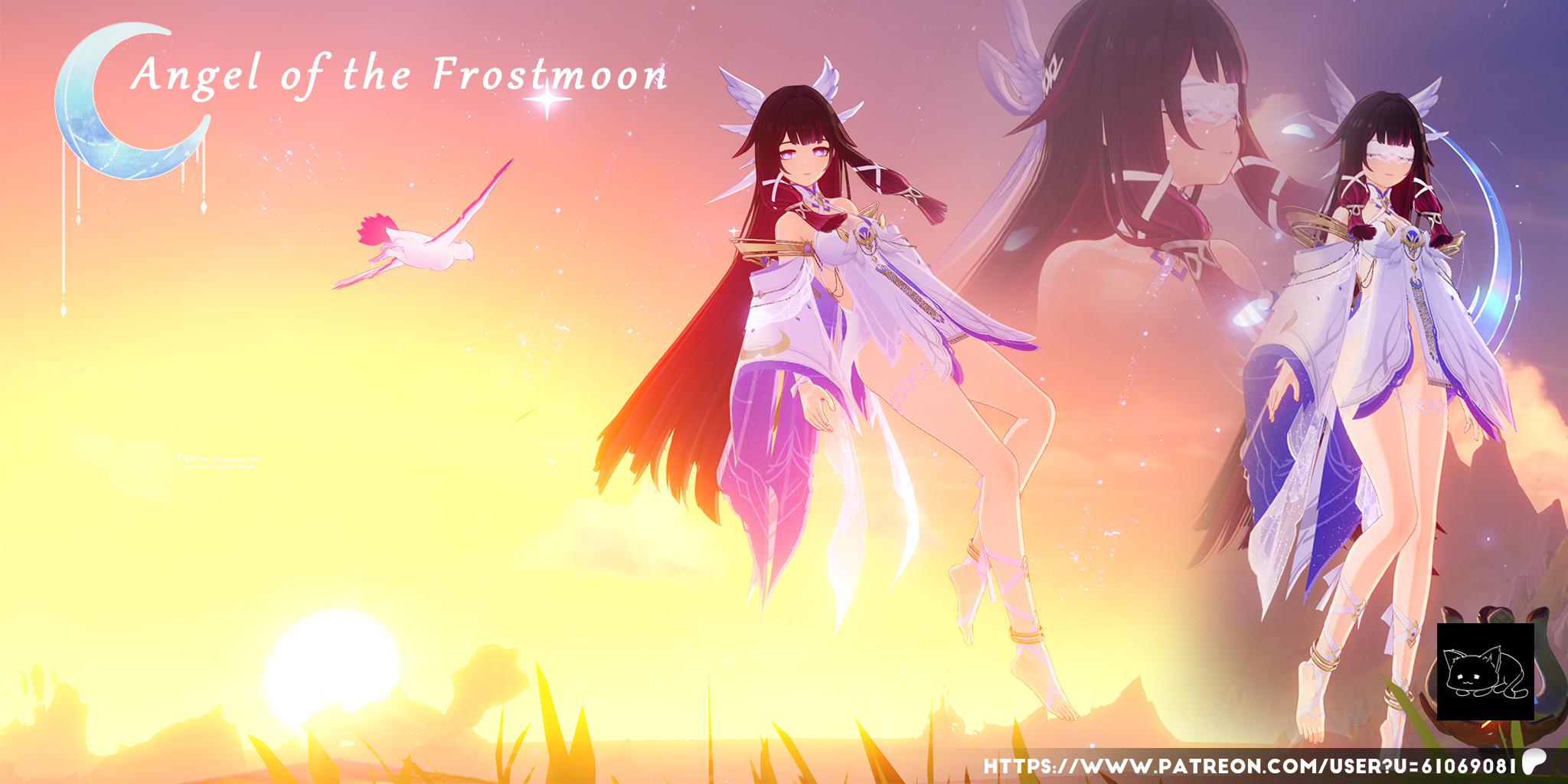 Angel of the Frostmoon-霜月的天使【Columbina】_ SFW