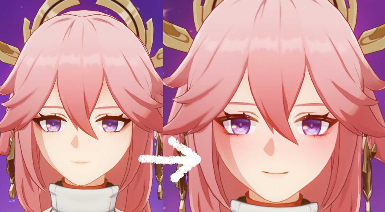 YaeMiko Refined Face (Compatible)