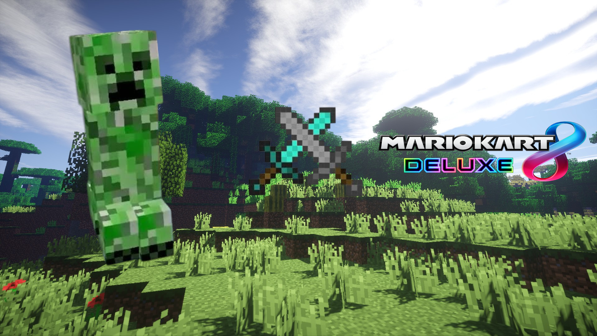 giant creeper Over Bomb