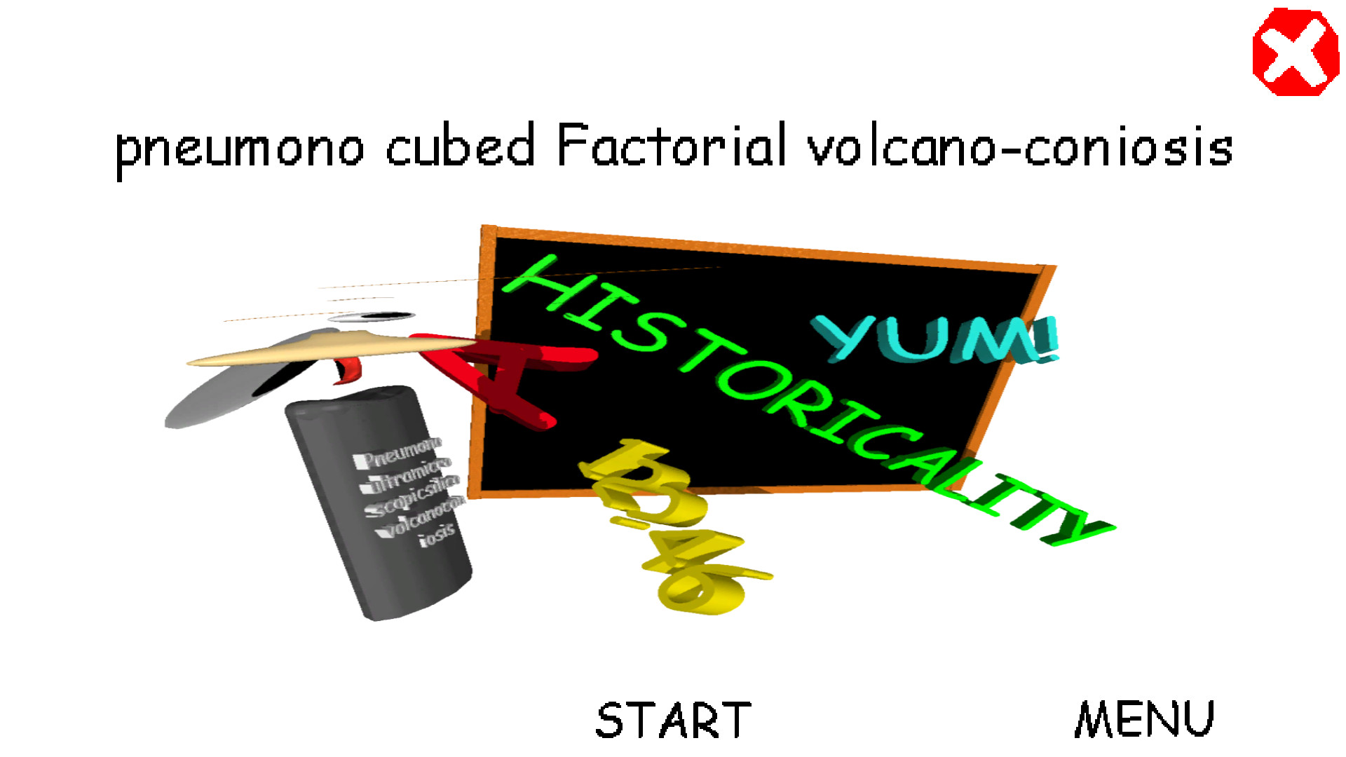 pneumono cubed Factorial volcano-coniosis
