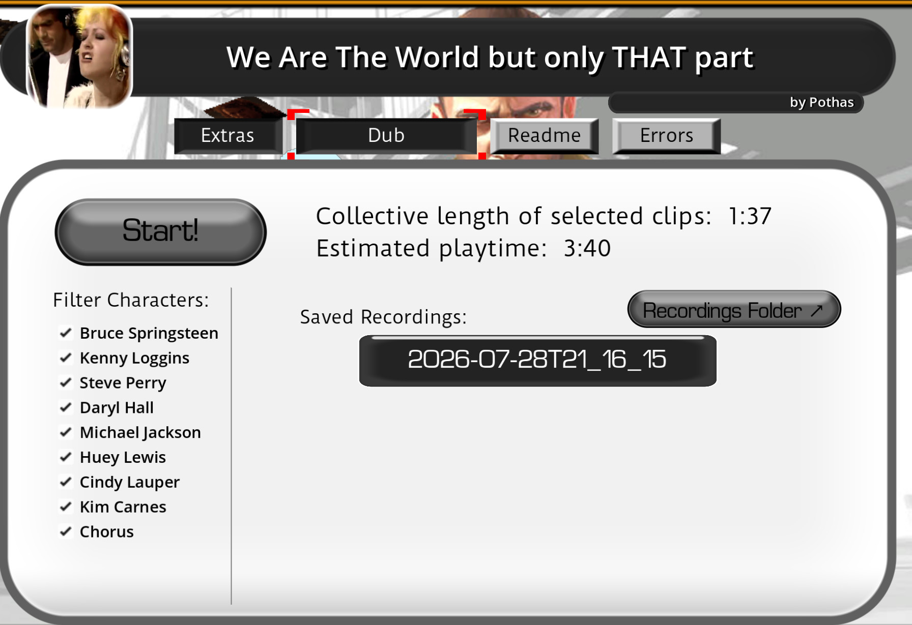 Preview 2 for We Are The World but only THAT part [DUB]