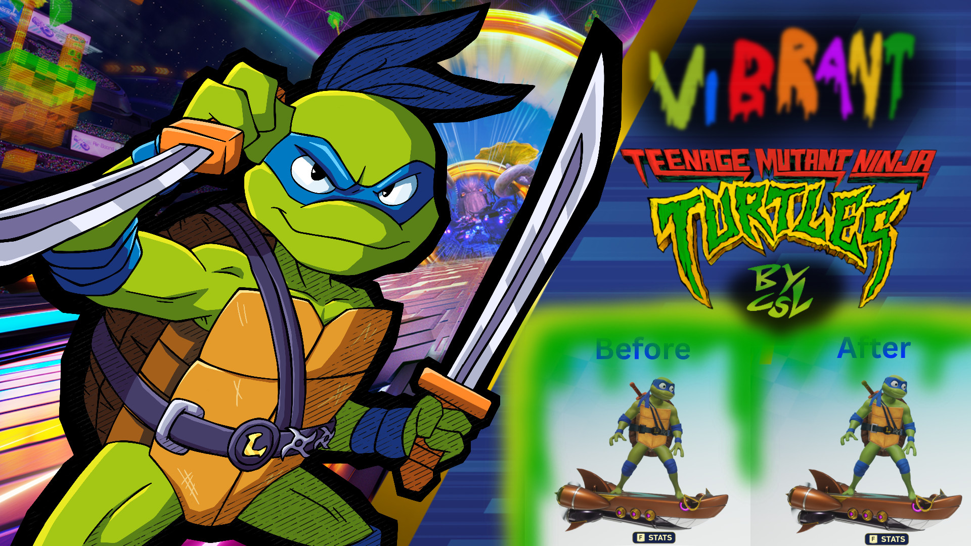 Vibrant Turtles