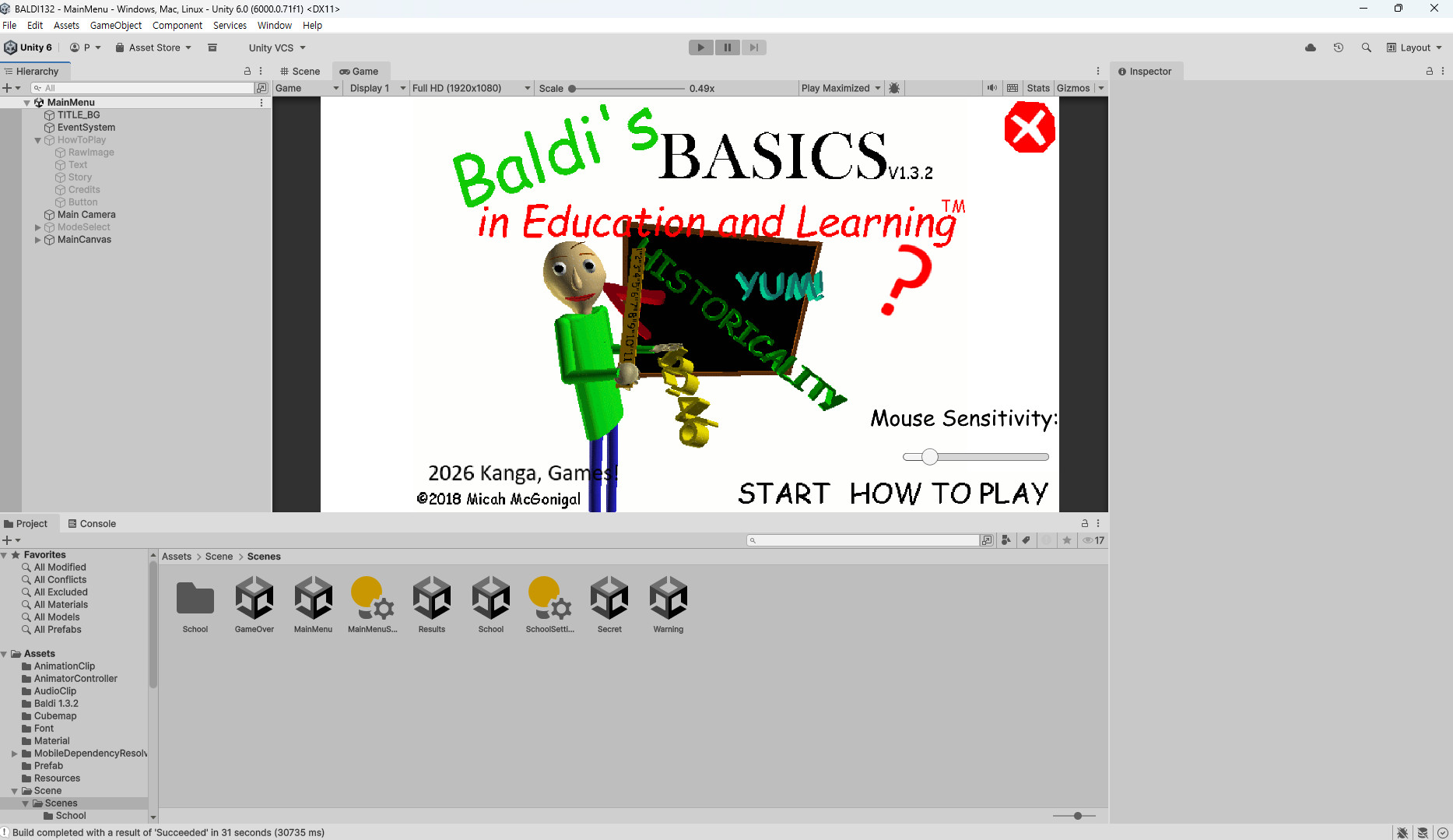 Baldi's Basics?