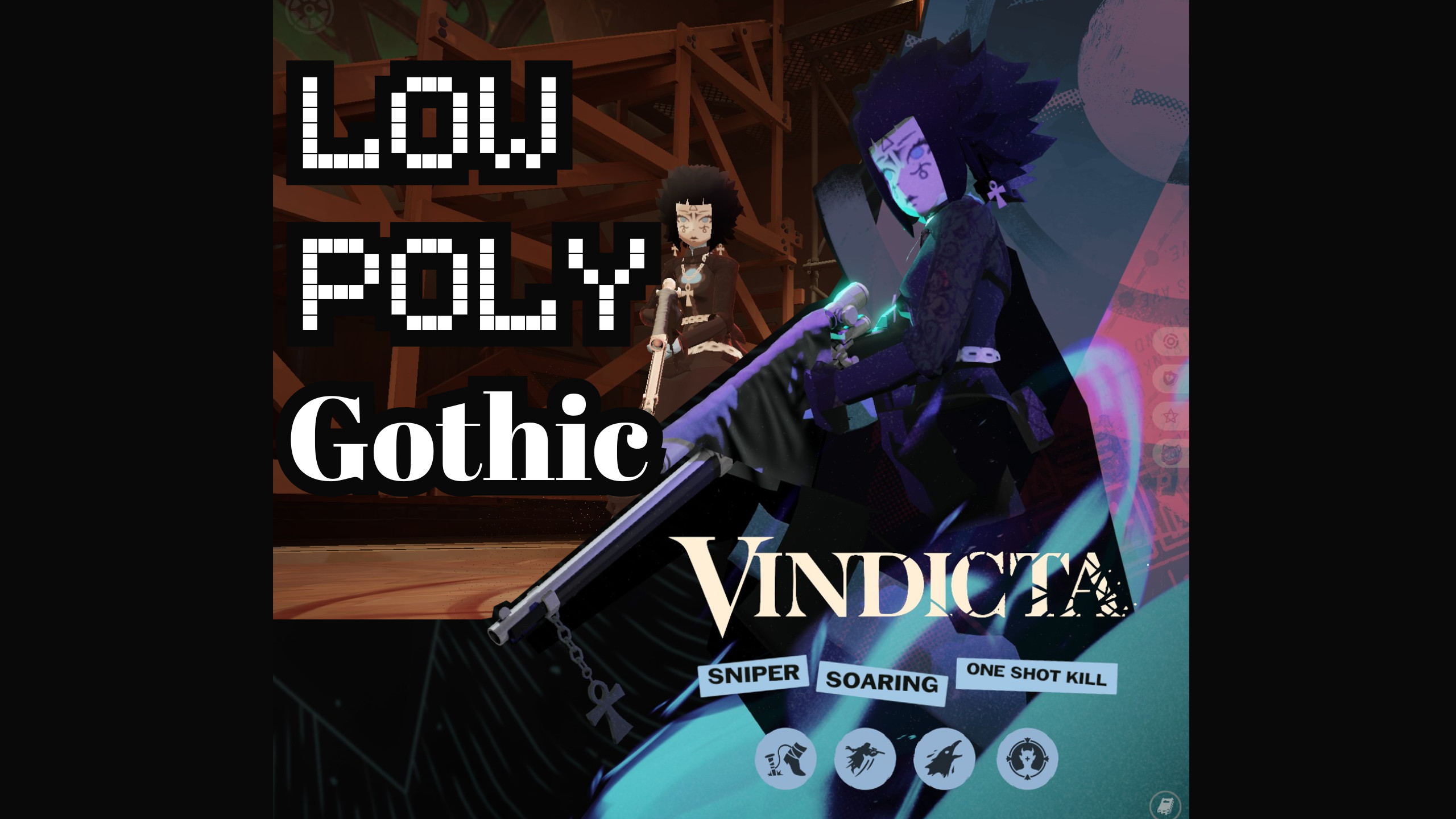 LOW POLY GOTHIC Vindicta Skin