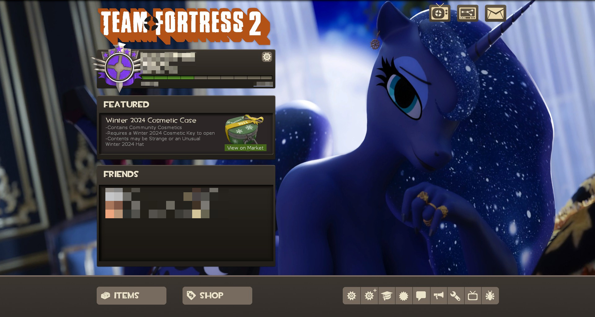 Princess Luna NSFW Backgrounds