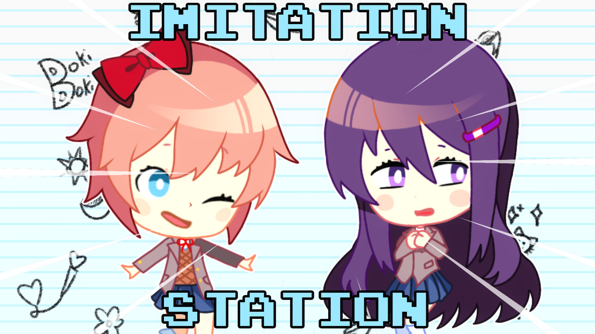 Imitation Station But Sayori and Yuri sing it