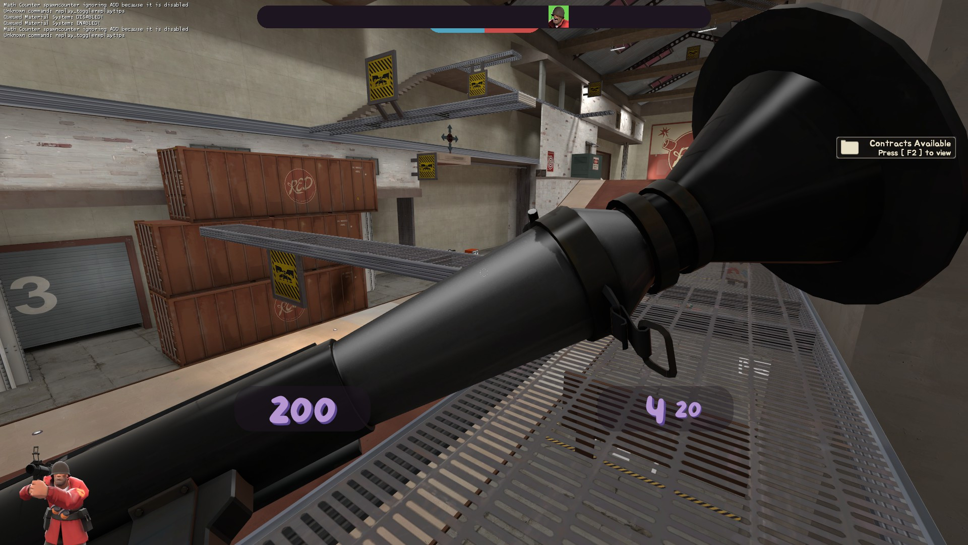 Darker styled rocket launcher