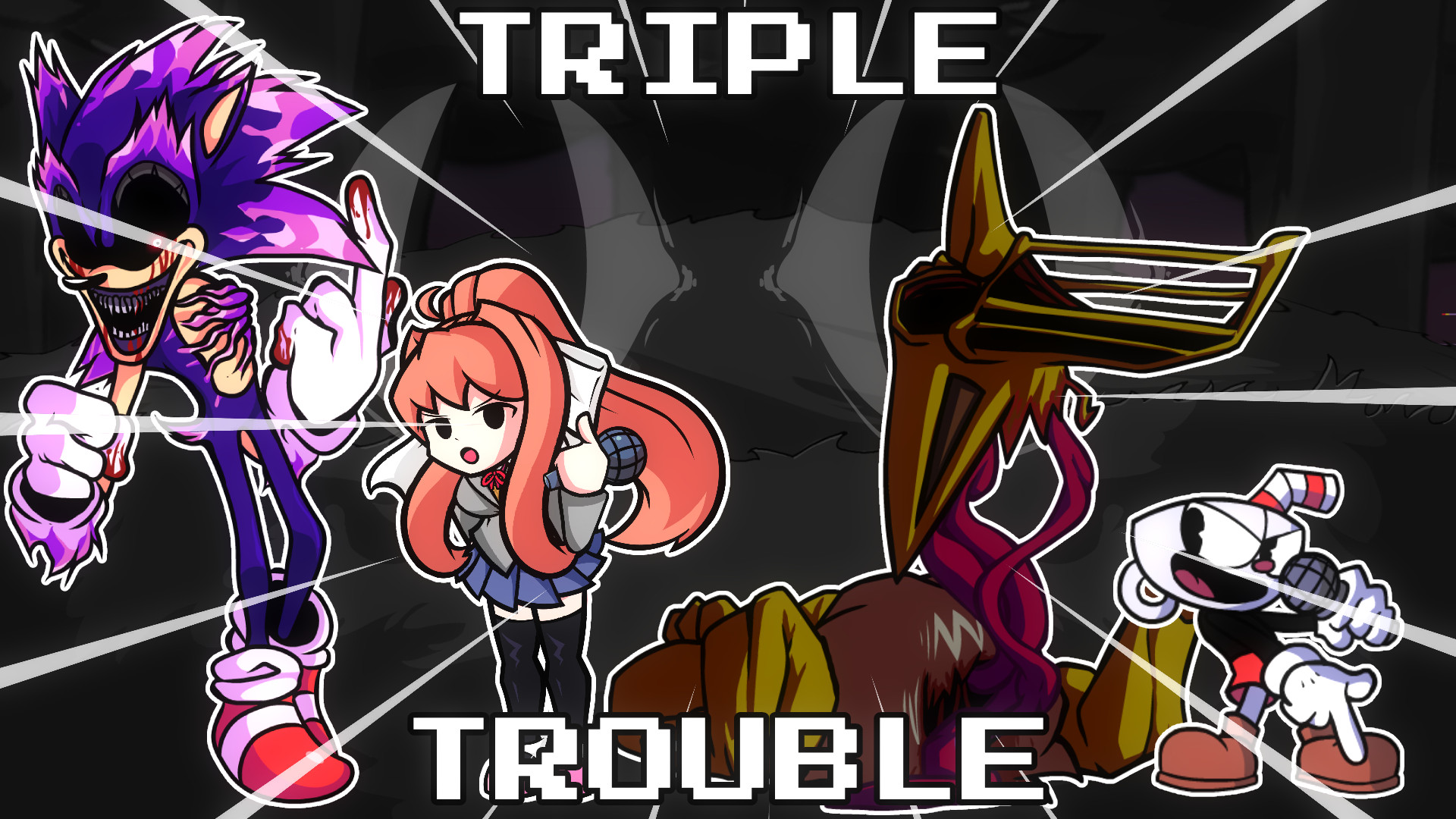 Triple Trouble With The Mega Compilation Mascots