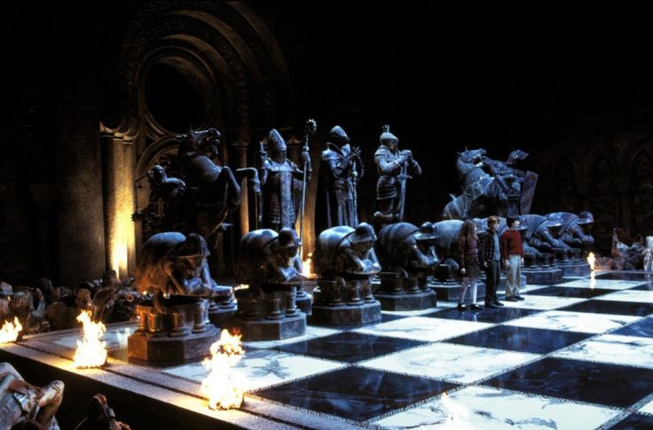 Screenshot of Harry Potter 1 - Wizard's Chess