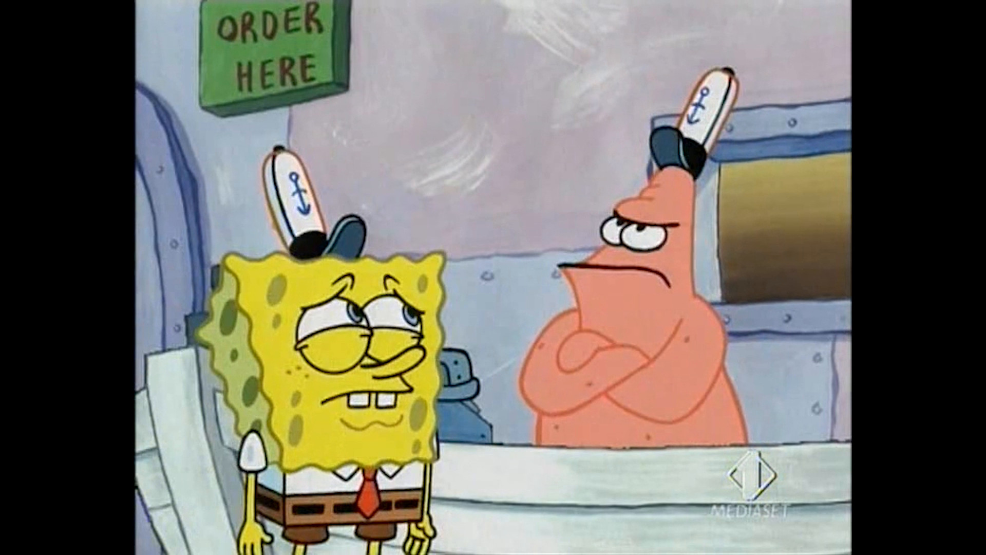 Preview 2 for Spongebob "Is this the Krusty Krab?" but in italy
