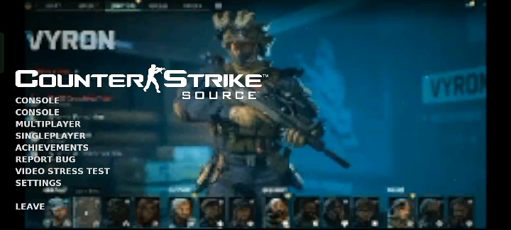 Delta force vyron operator as a background