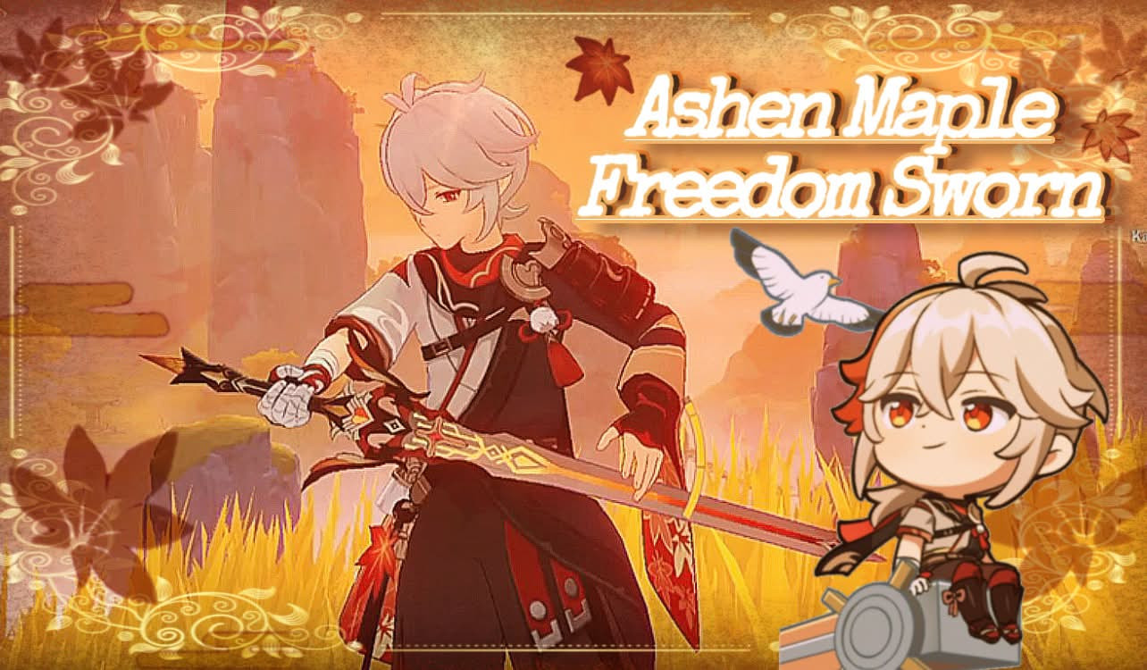 Ashen Maple Freedom Sworn - Kazuha Weapon Recolor