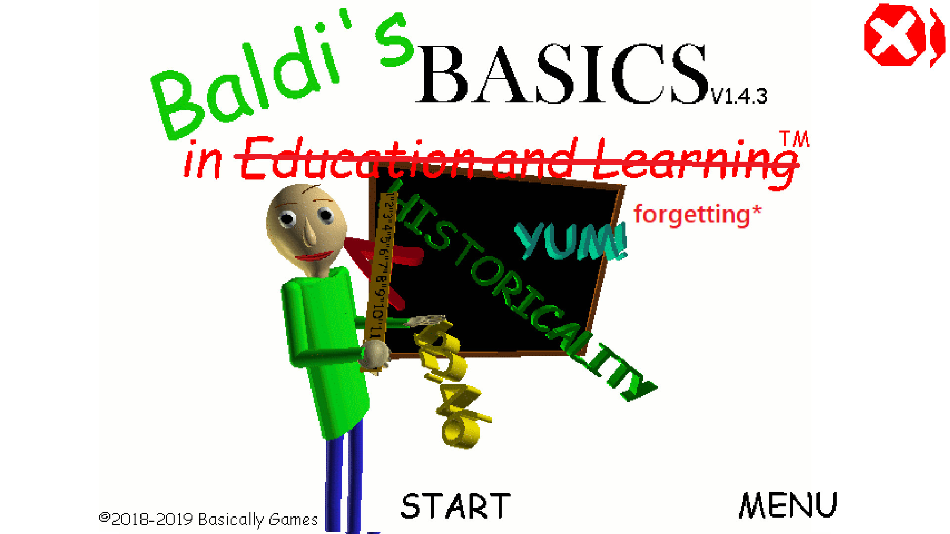Baldi's Basics in Forgetting