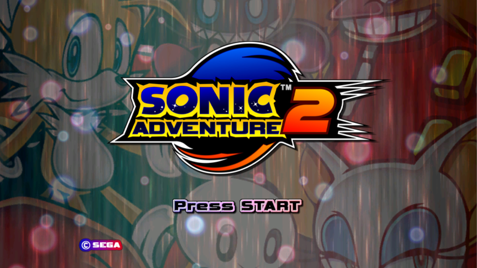 Sonic Adventure 2 Title Screen Logo