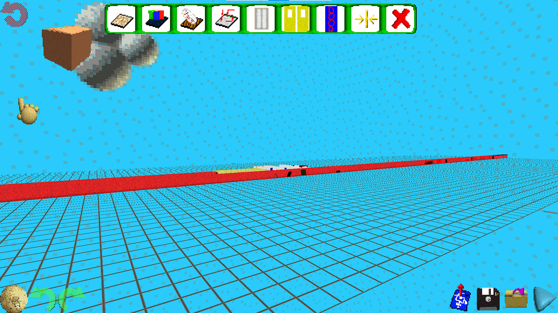 Level Run remade in Baldi's Basics