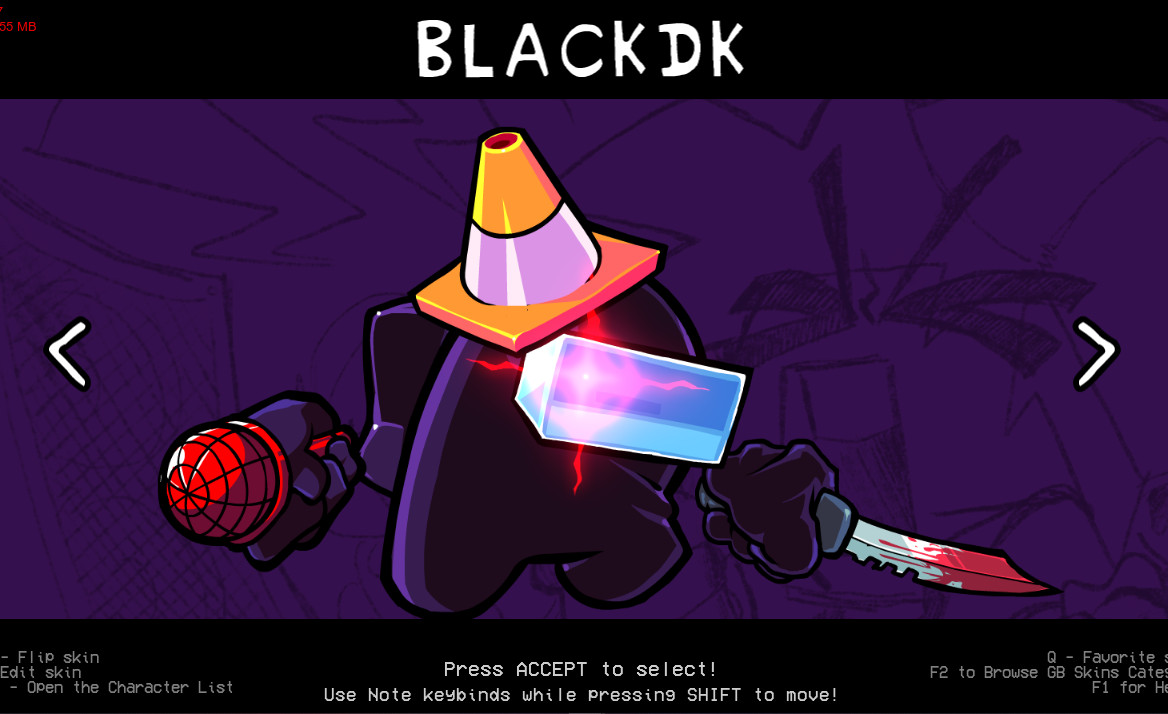 Black And White DK Skin