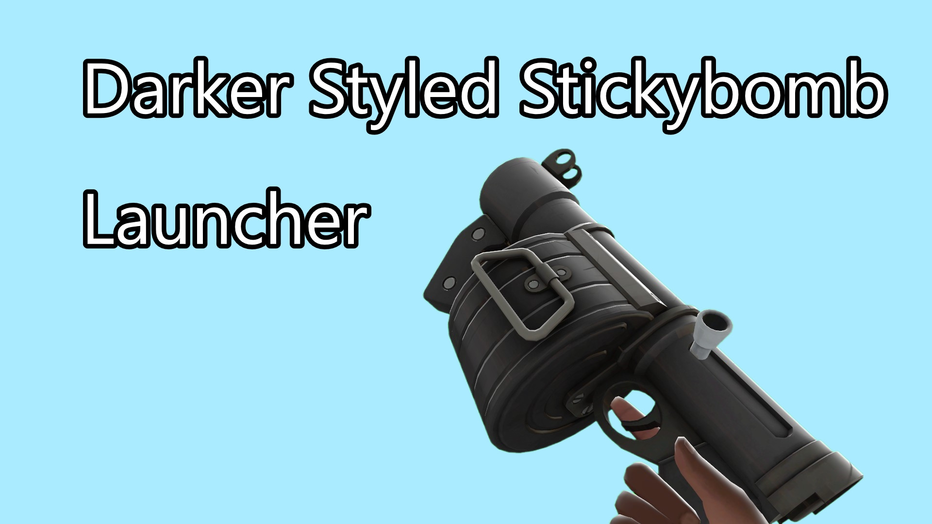 Darker styled stickybomb launcher