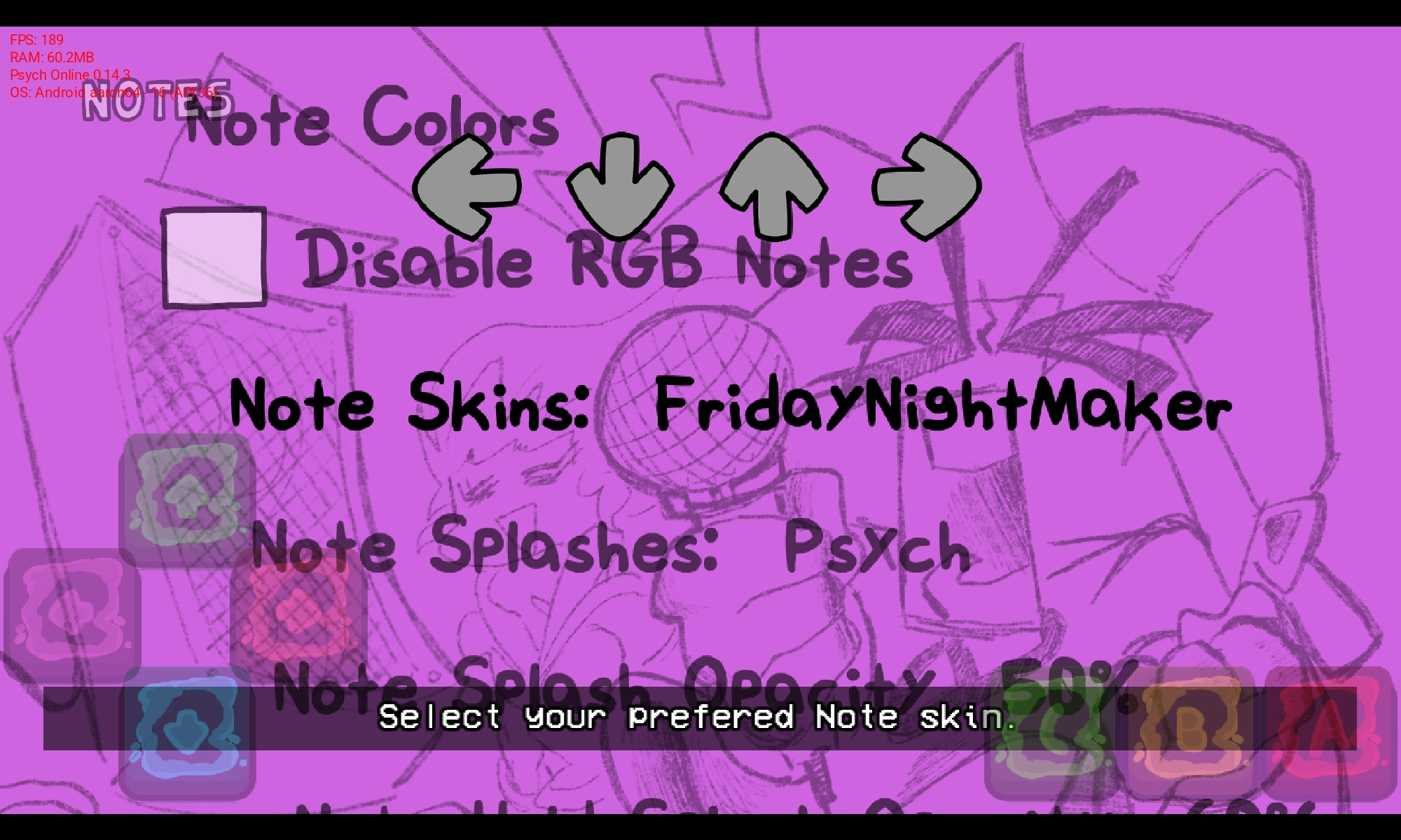LandenTheFNF's Psych Engine Noteskin pack!