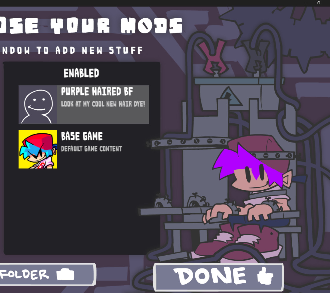 Purple Hair BF