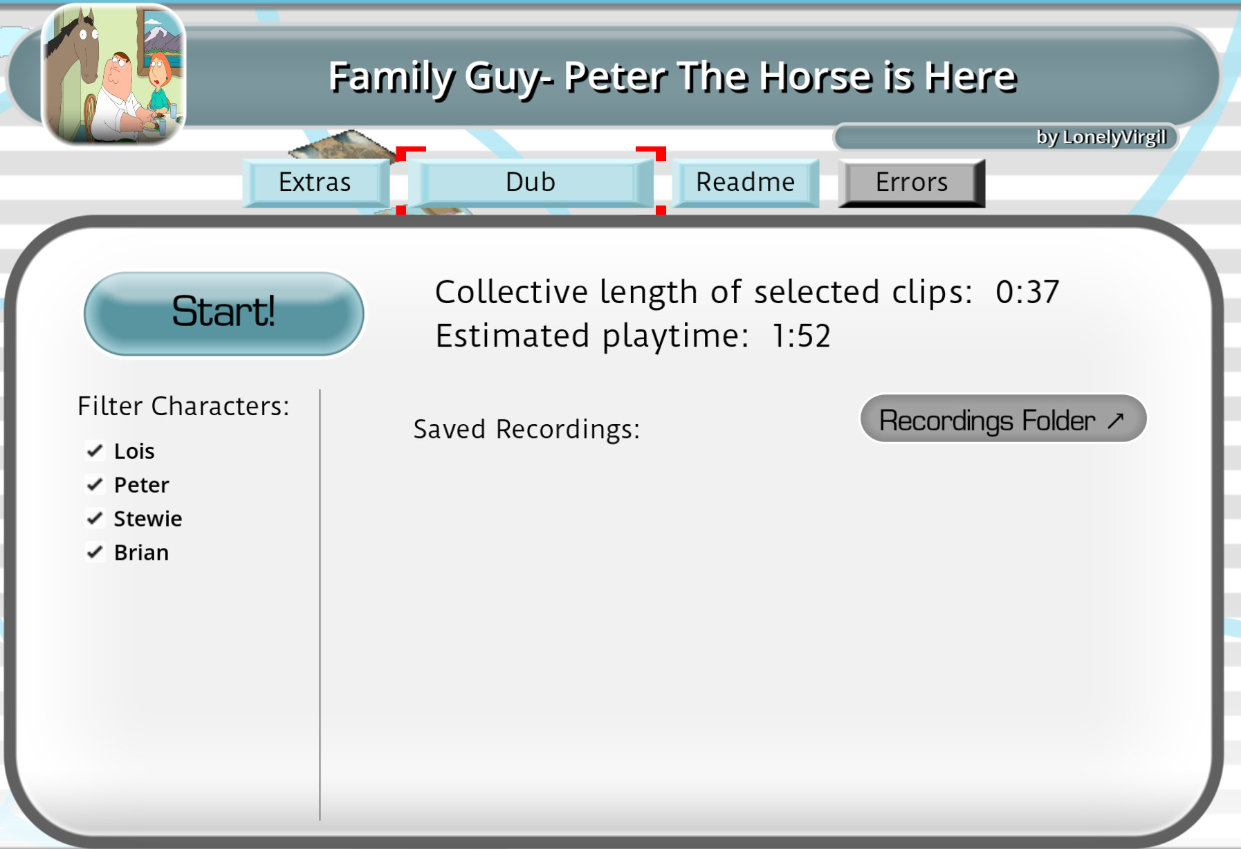 Preview 2 for Family Guy- Peter The Horse is Here