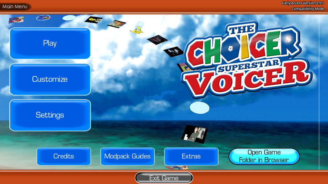 Screenshot of Mario Superstar Baseball Menu