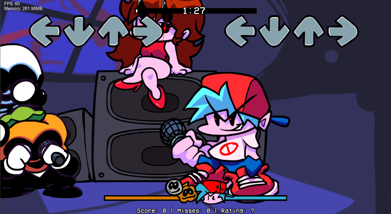 FNF Demon BF & GF Reskin Pack