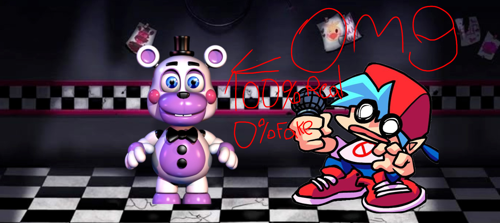 (HAPPY 12ST FNAF) FNF HELPY LOL (joke mod)