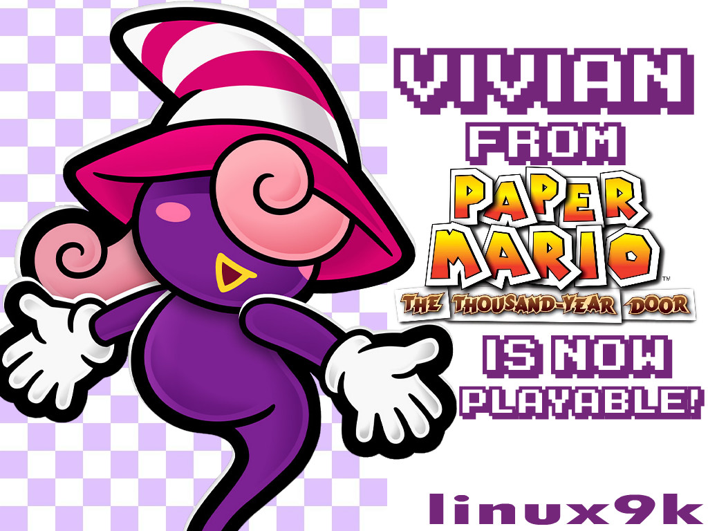PLAYABLE Vivian (PAPER MARIO: THOUSAND YEAR DOOR)