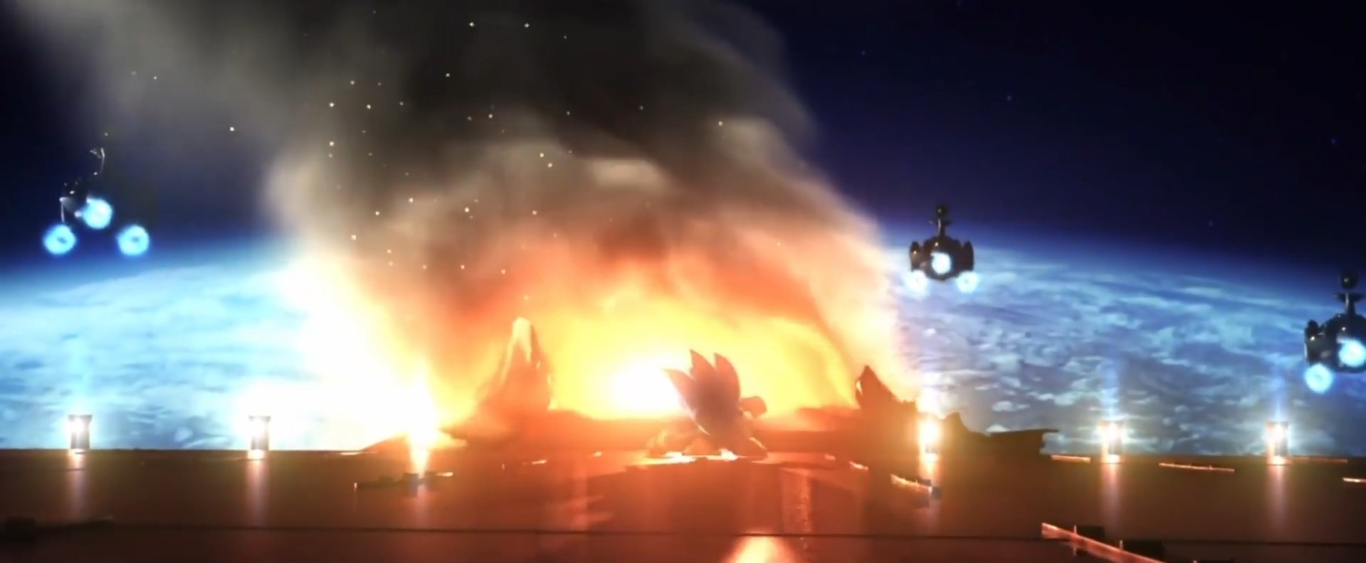 Screenshot of Sonic Unleashed- Opening Scene