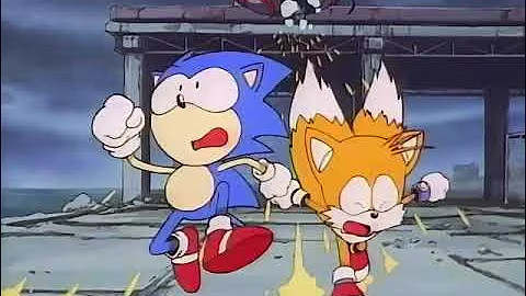 Screenshot of Sonic OVA Full Metal Robotnik Fight